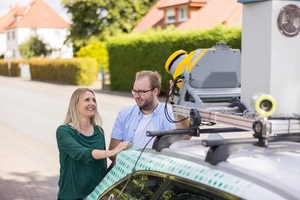 Die digitale Straßenerfassung ist für das Straßenverkehrsamt bestens geeignet.