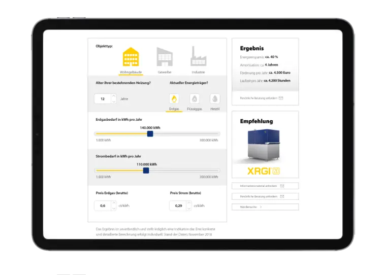 Abbildung des EC Power Quick Check